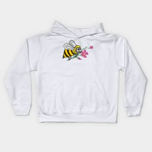 Bee and flower Kids Hoodie